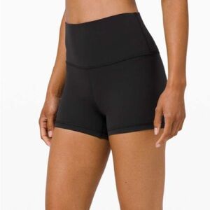 Lululemon Align High Rise Short 4" in Black